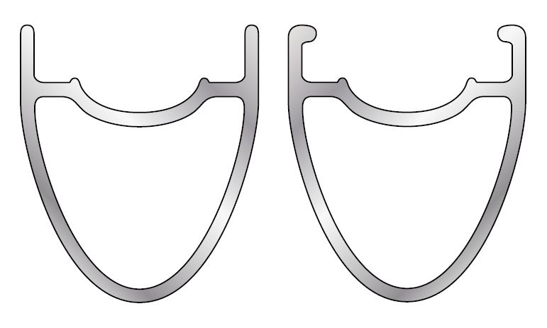 Jantes hookless