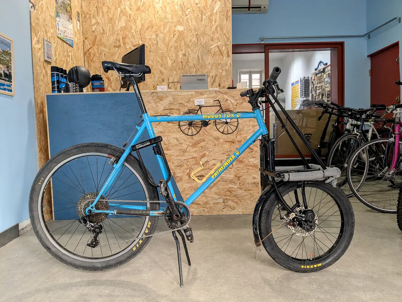 Pathfinder Muddyfox vélo cargo réparation Marseille